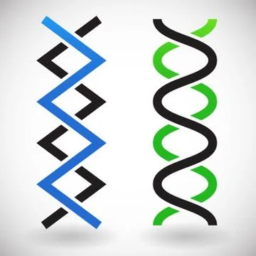 String, chain, helix concept graphics Stock-Illustration