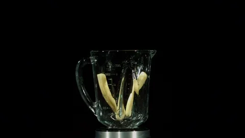 String cheese in blender Stock Footage 87814952