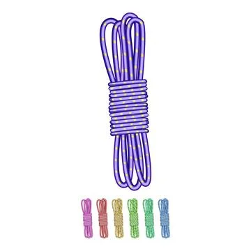 String cord rope cartoon vector graphic Illustrazione stock