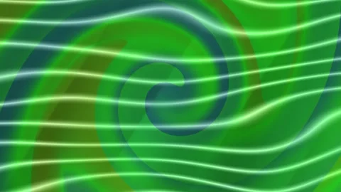 String effect in twirl green background animation Stock Footage 208589197