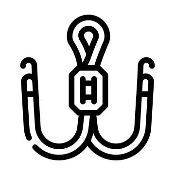 String for glasses line icon vector illustration Stock Illustration