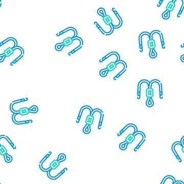 String for glasses vector seamless pattern Stock Illustration