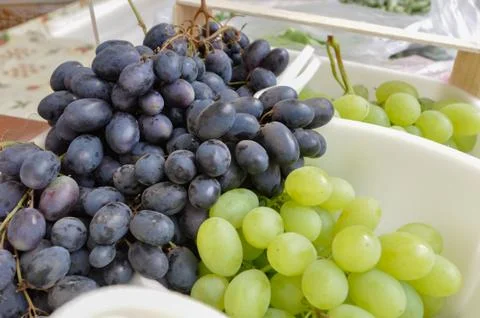 String of grapes Foto stock