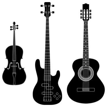String Instruments Stock Illustration