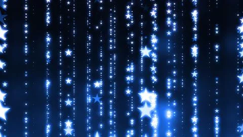 String Light Stars Illustrazione stock