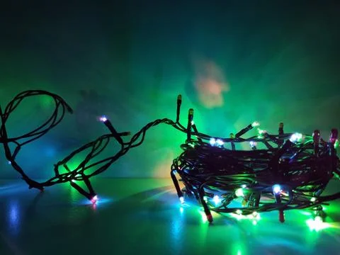 String of lights Stock Photos