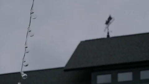 String lights stormy day static Stock Footage 115732083