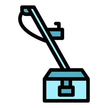 String plant cutting icon vector flat Stock Illustration