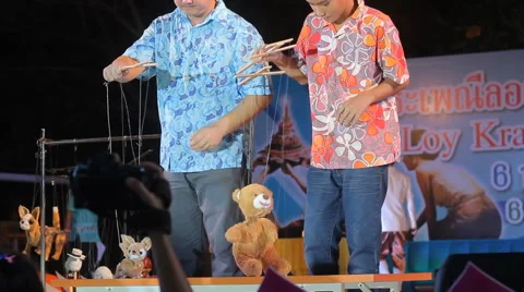 String puppet show Stock Footage 44204695