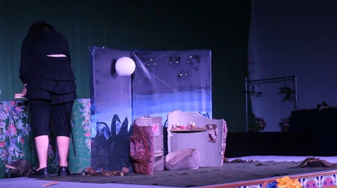 String puppet show Stock Footage 44323595