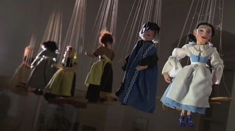 String puppets Stock Footage 58662154