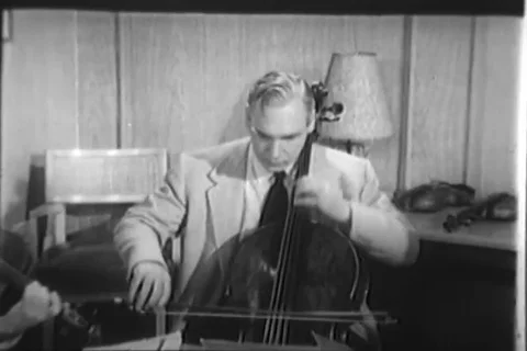 String quartet play music for kids - 1957 Stock Footage 110931482