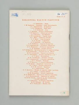 The String Quartet score Library of Small Sciences No. 28 Baird, Tadeusz C... Stock Photos
