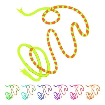 String rope vector cartoon graphic Stockillustratie