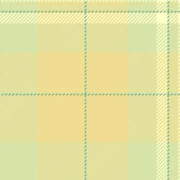 String seamless fabric vector, korean tartan textile check. Motif texture b.. Stock Illustration