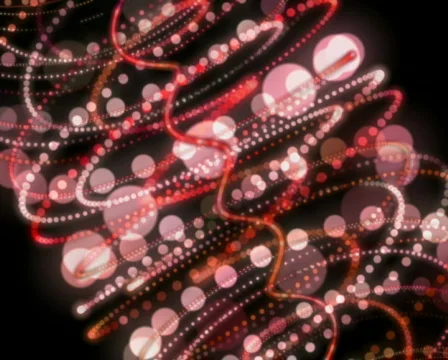 String from spheres Stock Footage 523829