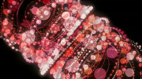 String from spheres Stock Footage 523865