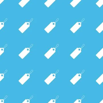 String tag straight pattern Stock Illustration