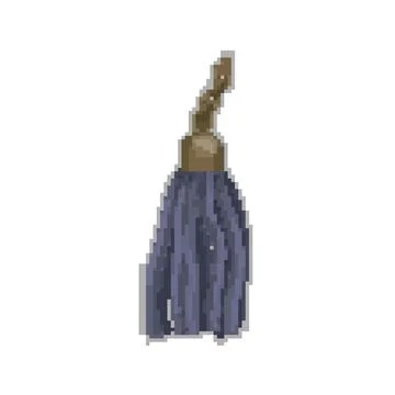 String tassel rope pixel art vector illustration Stock Illustration