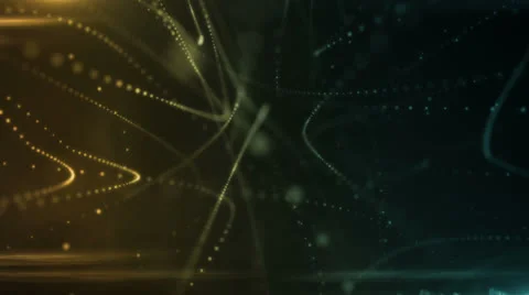String Theory Amber Blue Stock Footage 26115330