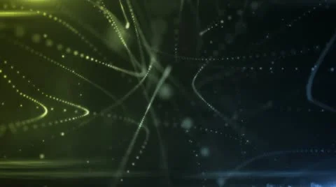 String Theory Blue Yellow Stock Footage 21225757