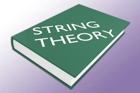 STRING THEORY concept Stock Photos