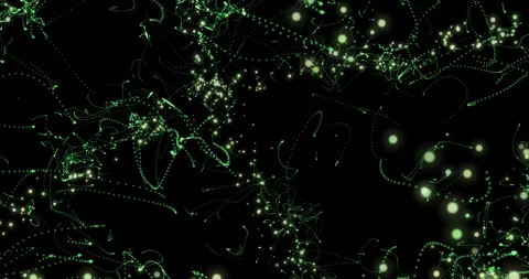String Theory Green Stock Footage 113386115