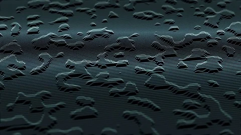 String theory. moving in space and time. seamless loop. Stock Footage 81265214