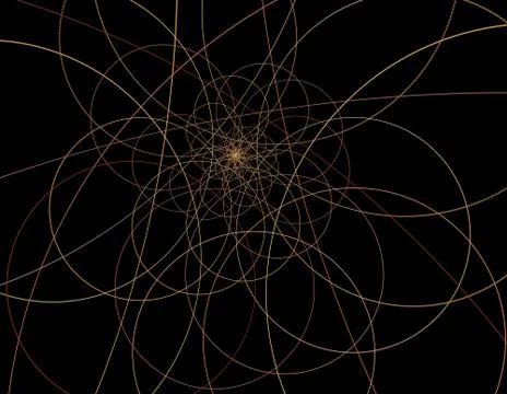 String theory. Physical processes and quantum entanglement Illustrazione stock