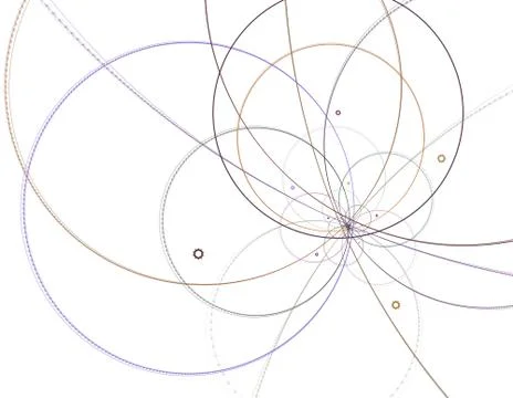 String theory. Physical processes and quantum entanglement Illustrazione stock