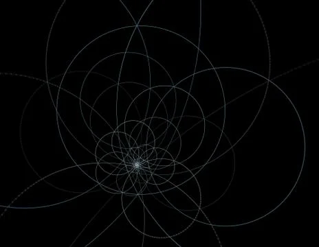 String theory. Physical processes and quantum entanglement Illustrazione stock