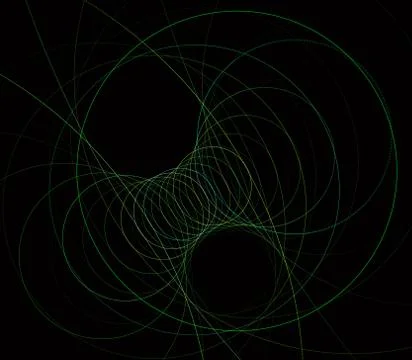 String theory. Physical processes and quantum entanglement Stock Illustration