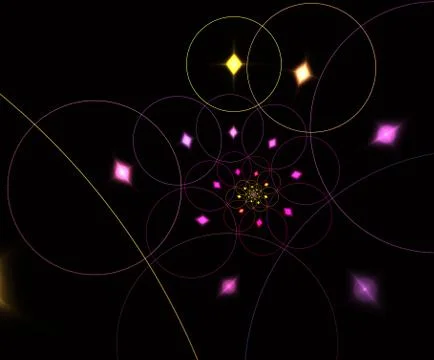 String theory. Physical processes and quantum entanglement Stock-Illustration