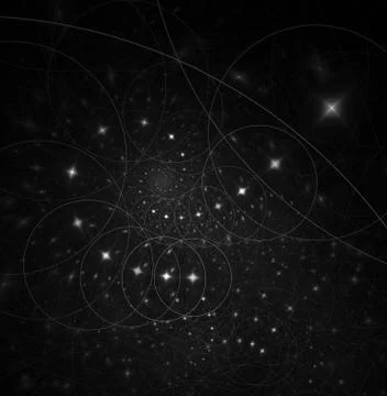 String theory. Physical processes and quantum entanglement Stock Illustration