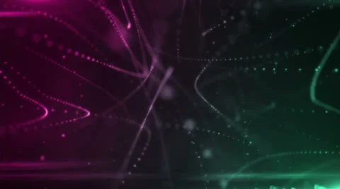 String Theory Pink Green Stock Footage 26115421