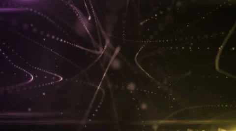 String Theory Purple Yellow Stock Footage 26115538