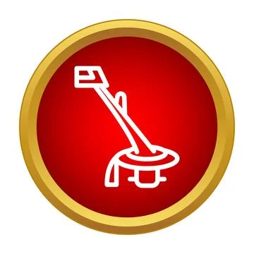 String trimmer icon representing lawn care equipment Stock-Illustration