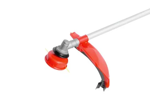 String trimmer on white background Stock Photos