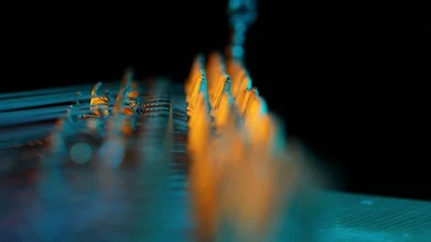 Stringed instrument close-up 1 Video stock 311336931