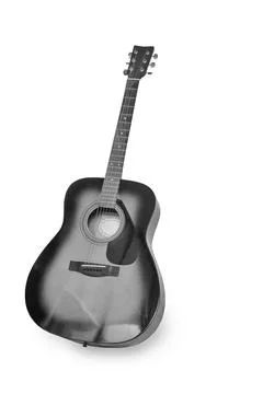 Stringed musical instrument : classical seven - string guitar Stock Photos