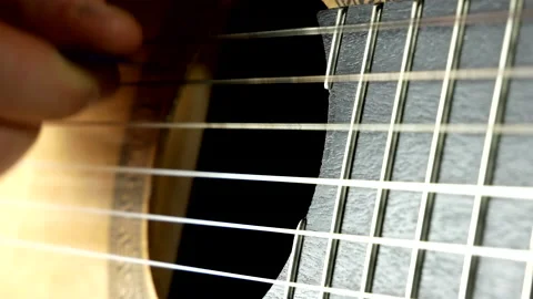 Strings and guitar Stock Footage 194368018