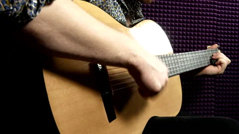 Strings and guitar Stock Footage 197508288