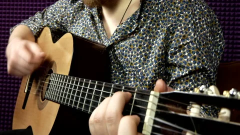 Strings and guitar Stock Footage 197508405