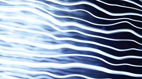 Strings in a dark space Stock-Footage 97464498