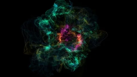 Strings in space Stockbeeldmateriaal 69201934