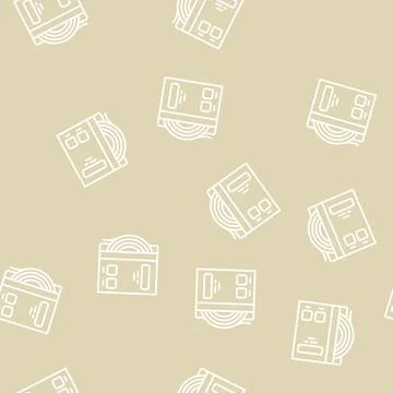 Strings tennis line seamless pattern Stock Illustration