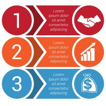 Strip infographics 3 Stock Illustration