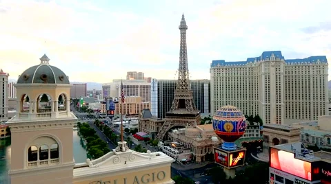 The strip, Las Vegas Stock Footage 49800737