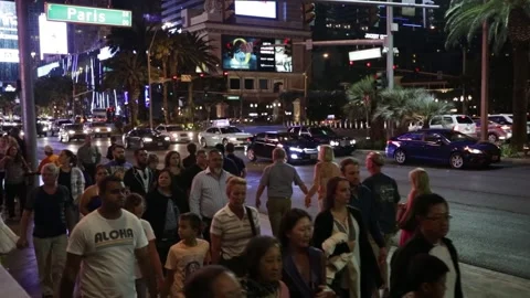 Strip ,las vegas Stock Footage 230034962