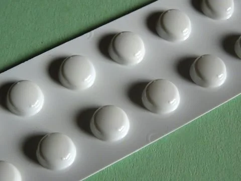Strip Of Medication Tablets Stock Photos